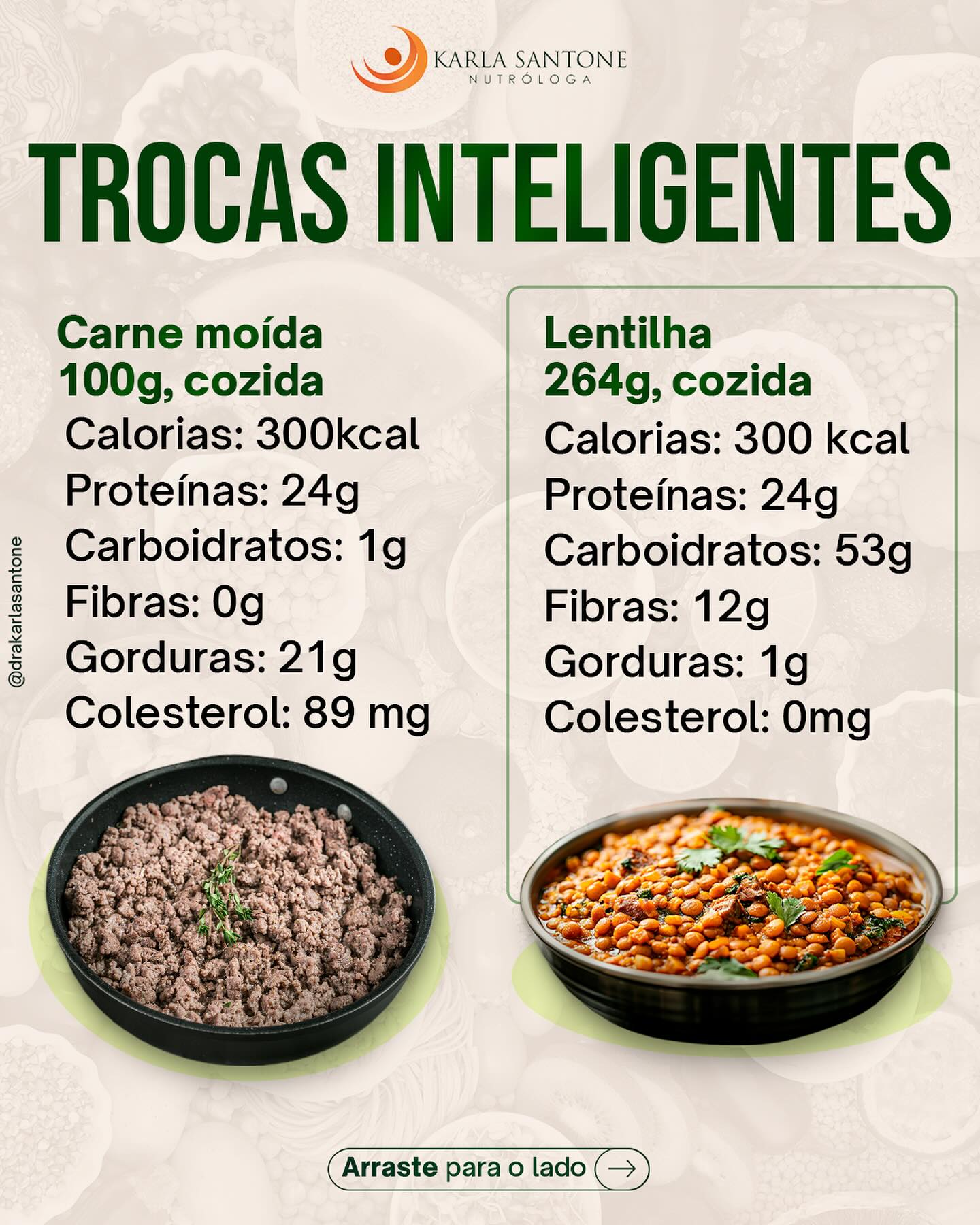 Quer aprender a fazer trocas inteligentes para melhorar a sua saúde? 

 Troque a