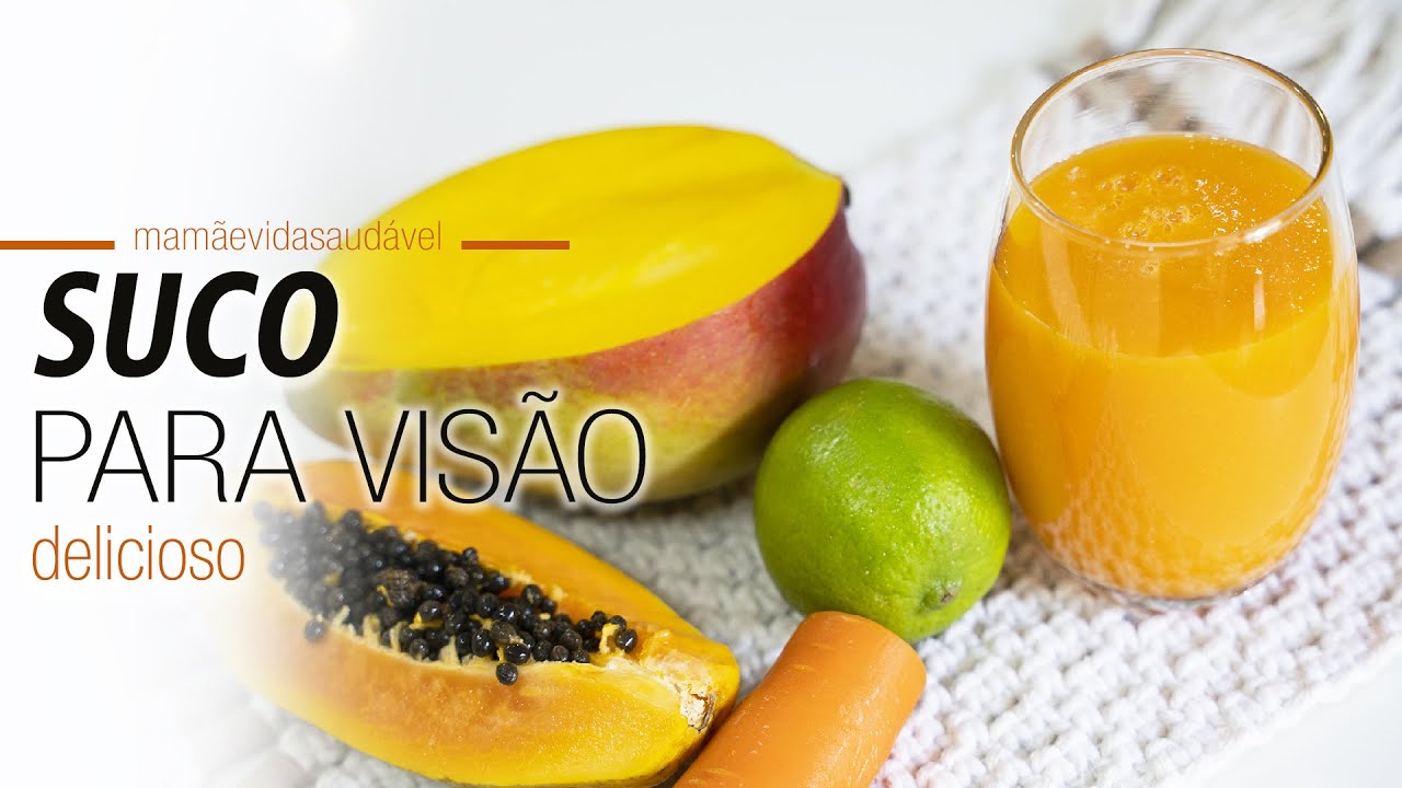 SUCO MARAVILHOSO para melhorar a visão