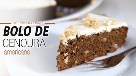 BOLO DE CENOURA AMERICANO {versão fit – fácil e delicioso}
