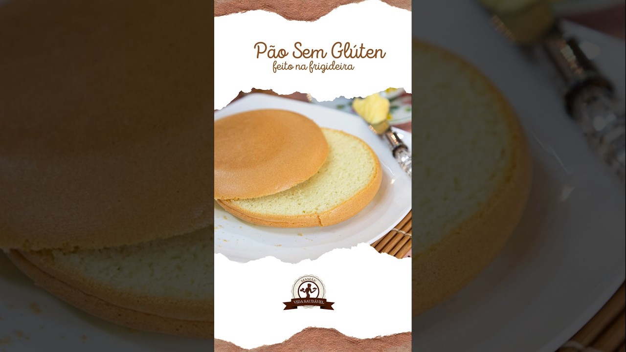 MEU PÃO PARA O CAFÉ DA MANHÃ! Delicioso, sem glúten e sem lactose