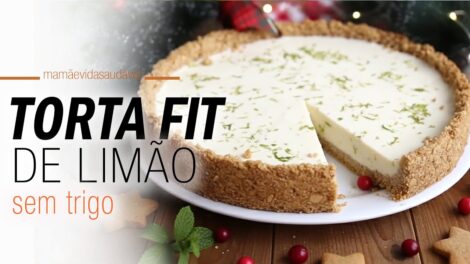 Torta de Limão Fit Irresistível