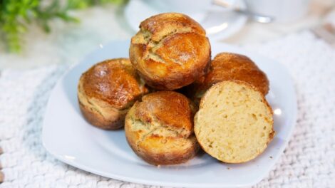 Pãozinho de Batata Doce Fácil, Fofinho e Sem glúten