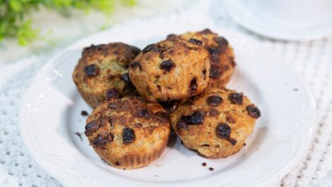 Bolinho de Banana com Iogurte e Maçã Sem Açúcar