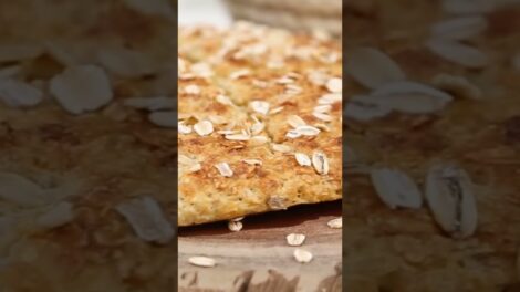 Pão de Aveia Pronto em 15 Minutos
