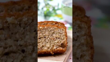 Pão de Aveia Caseiro saudável, fácil e fofinho