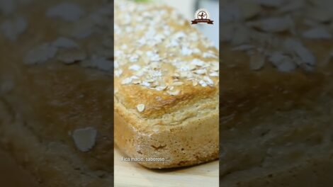 Substitua o Pão Francês por esse PÃO DE AVEIA NO LIQUIDIFICADOR