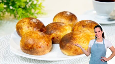 Pão de Batata SEM FARINHA, SEM ÓLEO e SEM SOVAR! Receita Fácil e Rápida